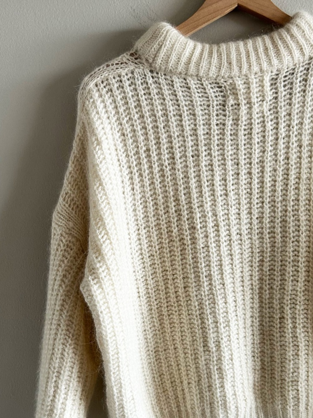 ba&sh Emma Sweater in Ecru, Size Small - Picture 12 of 15